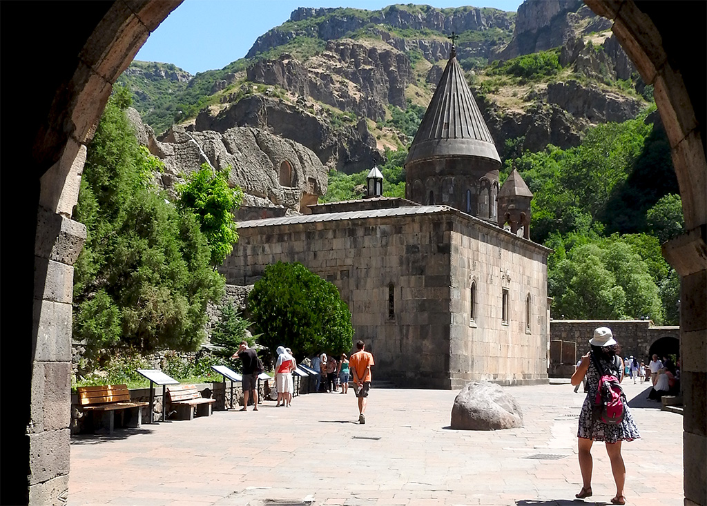 A Geghard az egyik legszebb kolostor Örményországban.