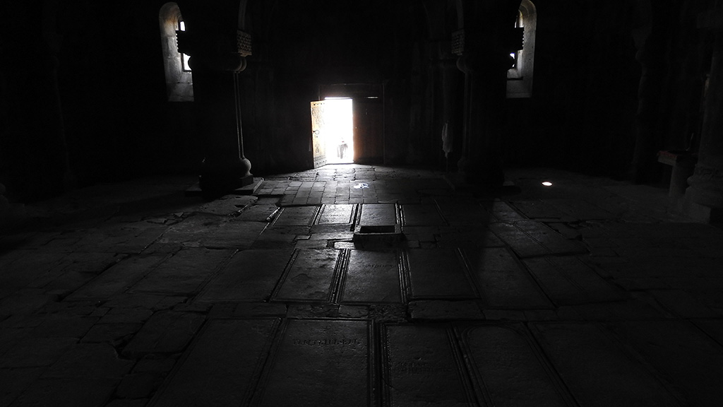 Haghpat kolostorában is lenyűgözőek a beszűrődő fények.