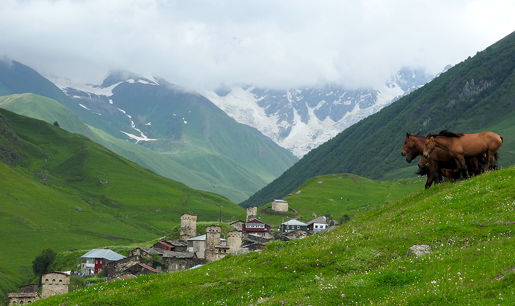 Ushguli falujában megízlelhettem a teljes szabadság érzését.