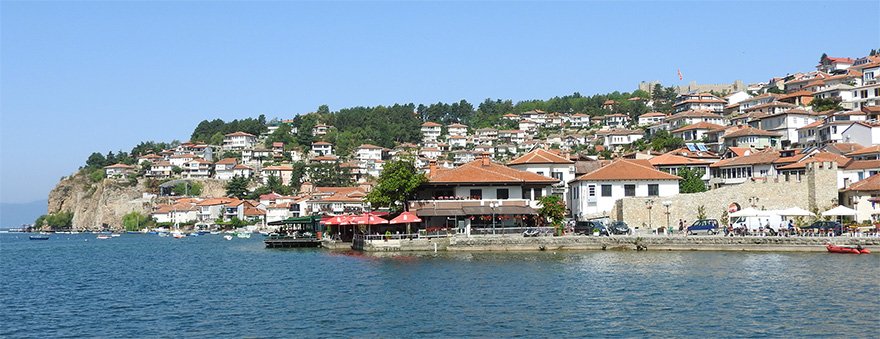 Az Ohridi-tó partján